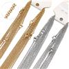 Semitree 10 pz 50 cm 2 mm color oro catene a maglie in acciaio inossidabile collane gioielli di moda catene cubane catena all'ingrosso forniture artigianali fai da te