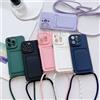 EHUIDE Custodia con cinturino Candy per Xiaomi POCO X7 F6 M6 X6 Redmi Nota 14 Mi 15T 13T 14T Pro 15 15C Cordino a tracolla Collo Carta Cover in silicone