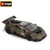 Bburago 1:43 Lamborghini Huracan Super Trofeo EVO2 Modellino Statico in Metallo Pressofuso, Veicolo da Collezione, Auto da Corsa Giocattolo con Scatola in Acrilico