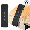 OSITE SKY Lampada da libro con segnalibro a clip con timer Lampada da lettura ricaricabile USB Mini lampada da lettura a LED Lampada da lettura portatile da comodino
