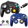 TECTINTER Per Controller Gamecube Joystick portatile cablato USB compatibile nintendo per NGC GC Controle per MAC Computer PC Gamepad