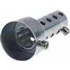 NONE 42mm/45mm/48mm Moto Può DB Killer Silenziatore Rumore Suono Eliminatore di Scarico Silenziatore Regolabile Silenziatore