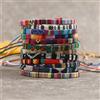NONE Set di 12 braccialetti Boho Surfer Beach per uomo e donna, braccialetti estivi Boho intrecciati, gioielli fatti a mano per festival