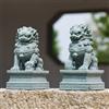 NONE FU Foo Cani Coppia Guardiano Leone Statue Cinese Feng Shui Figurine Decorative Casa Soggiorno Bar Caffetteria Decor Scrivania Ornamento