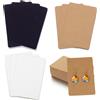 Ailimi 50 pz 6x9 cm Collana Orecchini Orecchini Orecchini a bottone Carta di imballaggio Vuota Scheda di visualizzazione di gioielli Carta di carta Kraft per l'imballaggio di gioielli