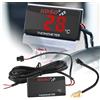 NONE Termometro per moto 12V 0~120 ° C Monitor Indicatore rosso blu Avvertimento con sensori Misuratore di temperatura retrofit serbatoio acqua