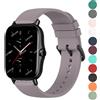 YTIME Cinturino da 20mm per Amazfit Active/GTS 4 2 Mini/GTS 3 2E Bracciale a fascia in silicone per Amazfit GTR Mini/42mm cinturino da polso