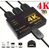 KOJESHUN Switch compatibile HDMI Switcher 4K 3 in 1 out HD 1080P Cavo video Splitter Convertitore adattatore hub 1x3 per PS4/3 TV Box HDTV PC