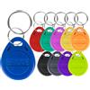 5YOA 10/20pcs 125KHz di sola lettura RFID TK4100 EM4100 Portachiavi di prossimità Smart Secure Door Entry Access Control ID Portachiavi Token Tag