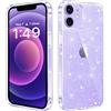 Ahowie Glitter Cassa Del Telefono Per iPhone 17 Air 16 E 16E 15 Pro Max 14 Plus 13 Mini 12 11 XR 8 7 SE 2022 2020 Donne Trasparenti Copertura Trasparente