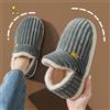NONE Nuove pantofole in pelliccia per donna uomo inverno peloso moda caviglie calde peluche comode diapositive per scarpe in cotone con suola morbida per interni domestici