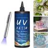 Colla in resina UV per gioielli fai da te, resina epossidica e lampada UV alta trasparenza asciugatura rapida alta durezza, 20g, 50g, 100g, 250g, 1000g