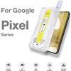 miaotiemo Per Google Pixel 6a 7 7a 8 8a 9 9a 10 Pro XL Protezione dello schermo in vetro temperato senza polvere Telefono con kit di installazione Rimuovere l'esplosione