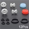 NONE 12 PCS Cartuccia Rubinetto Kit di Sostituzione Rondelle Rubinetto Per Miscelatore Rubinetto Set Perdite Rubinetto Riparazione Rondelle Forte Tenuta