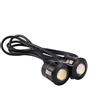 NONE 2 pezzi LED Eagle Eye luce di backup fendinebbia lampada di guida auto moto luce bianca 9W nero
