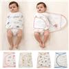 OIMG 0-6 Mesi di Cotone Baby Swaddle Wrap Anti Startle Swaddling Coperta Mussola Coperta per Dormire per Neonato Sottile Estate
