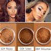 NONE Trucco Cipria fissante sciolta Controllo olio minerale opaco Correttore viso a lunga durata Finitura Bronzer Contorno per pelle nera scura