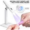 Limegirl Mini professionale per nail art UV LED Display ricaricabile Asciugacapelli portatile Base di supporto per luce a LED per nail art rimovibile