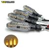 NONE 4 pezzi indicatori di direzione moto luci 12 LED indicatore di flusso d'acqua freccia lampeggiante lampade per Kawasaki Honda Yamaha Suzuki