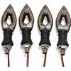 YOWLING 4 Pz Moto 12 LED Indicatori di direzione Indicatore Lampeggianti Lampeggiatori Ambra Per Suzuki GSXR600 GSXR 750 1000 GSX-R600 GSX-R750