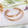 NONE Fashion Pure Copper Magnetic Bracelet for Women Men Cuff Adjustable Size Bangles Arthritis Health Solid Copper Jewelry