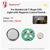 ZANYAPTR Per Bambu Lab Luce LED a forma di Y con controllo magnetico Parti del modello di stampa 3D fai-da-te per stampante 3D