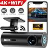 etymoofox Dashcam per auto Scatola nera Videoregistratori di guida 4K WiFi Mini telecamera frontale Dash Cam 24 ore Monitor di parcheggio Telecamera di registrazione per auto