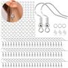 NONE Ganci per orecchini in argento 925 per la creazione di gioielli 300 pezzi Risultati per orecchini in oro ipoallergenico fai-da-te con kit per orecchini con anelli di salto