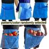 NONE Grembiule per la raccolta di frutta e verdura Borsa per la raccolta di verdure a vita agricola e borsa per la raccolta di frutta Grembiule impermeabile da cucina