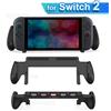 YECKTEGJ Custodia con impugnatura per Nintendo Switch 2 con supporto per supporto Custodia protettiva antiscivolo con 5 slot per carte da gioco per accessori Switch 2