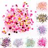 NONE 10 g/borsa Accessori fai da te Decorazioni per la casa Colori misti Punti rosa Riempimento di nozze Palloncini Coriandoli Carta velina Decorazioni per feste Rotonde