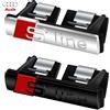 VOLVO Accessori auto Auto SLINE Logo Griglia Anteriore Distintivo Corpo Tronco Decorazione Adesivo Per Audi A1 A3 8P A4 B5 B6 B7 B8 A5 A6 C5 C6