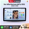 Junsun Autoradio Android Auto Junsun per Alfa Romeo MiTo 955 2008 2009 2010 2011 2012 2013-2016, Sistema Multimediale Wireless Apple CarPlay, Schermo Touch IPS, Lettore Video Stereo, Unità di Navigazione 2