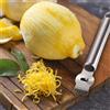 NONE Grattugia per limone in acciaio inossidabile Pelapatate per agrumi Strumenti per sbucciare l'arancia lime Pelapatate Gadget da cucina Accessori da bar
