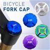 NONE Parti del tappo della forcella della sospensione della bicicletta Copertura manuale Protezione della forcella del tappo dell'aria della bici in lega di alluminio per Manitou Magura FOX DT ROCK SHOX