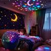 TLEDMP Proiettore stellare Luci notturne per bambini Cielo stellato Effetto luna Luce d'atmosfera 360 ° Rotazione per la decorazione della festa in camera da letto, regalo di compleanno