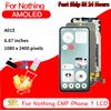 NONE 6.67 "AMOLED Per Niente CMF Telefono 1 Phone1 LCD A015 Display Touch Screen Digitizer Assembly Per Niente CMF Telefono Uno Display