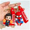MINISO Portachiavi Marvel Supereroi Iron Man Capitan America Chiave per auto Decor Portachiavi Zaino Pendenti Accessori