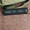 NONE Wake Up Neo Morale Patch tattica Portachiavi Patch Esercito militare esterno Distintivo Bracciale Zaino tattico Portachiavi