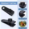 NONE 5/10 pezzi clip per telo da campeggio morsetto esterno tela resistente impugnatura di bloccaggio tenda elementi di fissaggio clip tenda da piscina corda elastica auto stringere