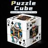 NONE Cubo da poker, Cubo magico 3x3, Cubo di carte da gioco, Cubo di velocità 3x3x3, Giocattoli adatti per bambini e adulti, Regali per eventi per feste, collec