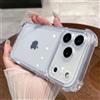 NONE Custodia per telefono trasparente antiurto di lusso per iPhone 17 16 15 14 13 12 11 Pro X XR XS Max Plus Custodia morbida per paraurti trasparente