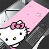 Sanrio Nuovo mouse da ufficio in pelle di alta qualità rosa Hello Kitty Tappetino da tavolo per camera da letto per bambini e tappetino da scrittura Tappetini per tastiera anime da gioco