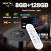 MORTAL Nuovo T1 Ultra TV Box 2026 con Doppia Interfaccia Utente, 8K Ultra HD, Android 16, 8GB 128GB, WIFI 6, Assistente, Lettore Multimediale Smart per Streaming