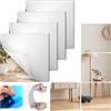 NONE 10 Pezzi Fogli Specchio Autoadesivi Non in Vetro, Ultra Sottili e Flessibili, Piastrelle Fai-da-Te, Adesivi Specchio 3D per Decorazione Murale