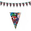 NONE Striscione di Carta con Spider-Man e i Suoi Fantastici Amici, Bandierine per Feste di Compleanno per Bambini, Decorazioni per Eventi Festivi