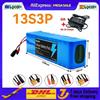 Ddadache Pacco batteria agli ioni di litio originale 13S3P 48V 100000mAh 100Ah con BMS da 1000W 54.6V 100ah 18650