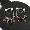 MARVEL Braccialetto Supereroe Marvel con Pietre dell'Infinito, Gioielli Avengers, Bracciale Estetico in Metallo con Perline di Cristallo Fai-da-Te