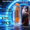 PJPK 3 Pezzi Pellicola Protettiva Oleofobica Antipolvere Facile da Installare per iPhone 17 16 15 14 13 12 11 Pro Max 17 Air XR X XS 16 Plus
