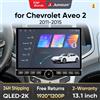 Junsun 13.1″ QLED Wireless CarPlay Android Auto Autoradio per Chevrolet Aveo 2 Sonic T300 2011-2015 Sistemi intelligenti DSP SWC
